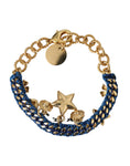 Bild in Galerie-Betrachter laden, Dolce & Gabbana Gold-Ton Messing Kette Stern Mode-Armband
