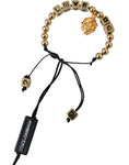 Bild in Galerie-Betrachter laden, Dolce & Gabbana Gold Perlen LOVE DG Charm Mode Armband
