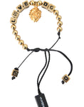 Bild in Galerie-Betrachter laden, Dolce & Gabbana Gold Perlen LOVE DG Charm Mode Armband
