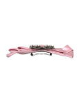 Bild in Galerie-Betrachter laden, Dolce & Gabbana Rosa Satin-Kristall-Schmuck Brosche Hair Pin
