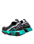 Load image into Gallery viewer, Dolce & Gabbana Schwarz Blau Sorrento Slip On Sneakers Schuhe
