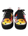 Bild in Galerie-Betrachter laden, Dolce & Gabbana Multicolor Canvas Floral Espadrilles Turnschuhe Schuhe
