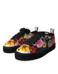 Bild in Galerie-Betrachter laden, Dolce & Gabbana Multicolor Canvas Floral Espadrilles Turnschuhe Schuhe
