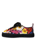 Bild in Galerie-Betrachter laden, Dolce & Gabbana Multicolor Canvas Floral Espadrilles Turnschuhe Schuhe
