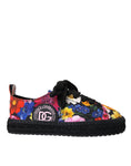 Bild in Galerie-Betrachter laden, Dolce & Gabbana Multicolor Canvas Floral Espadrilles Turnschuhe Schuhe
