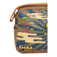 Load image into Gallery viewer, Gola Handtasche aus hellblauem Stoff
