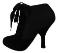 Load image into Gallery viewer, Dolce & Gabbana Schwarze Wildleder Stretch Stiefeletten Booties Schuhe
