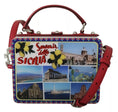 Load image into Gallery viewer, Dolce & Gabbana Weiß Plexi Box Sicilia Square Hand Umhängetasche Tasche
