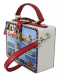 Load image into Gallery viewer, Dolce & Gabbana Weiß Plexi Box Sicilia Square Hand Umhängetasche Tasche
