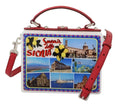 Load image into Gallery viewer, Dolce & Gabbana Weiß Plexi Box Sicilia Square Hand Umhängetasche Tasche
