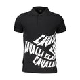 Load image into Gallery viewer, Cavalli Class Schwarzes Herren-Poloshirt aus Baumwolle
