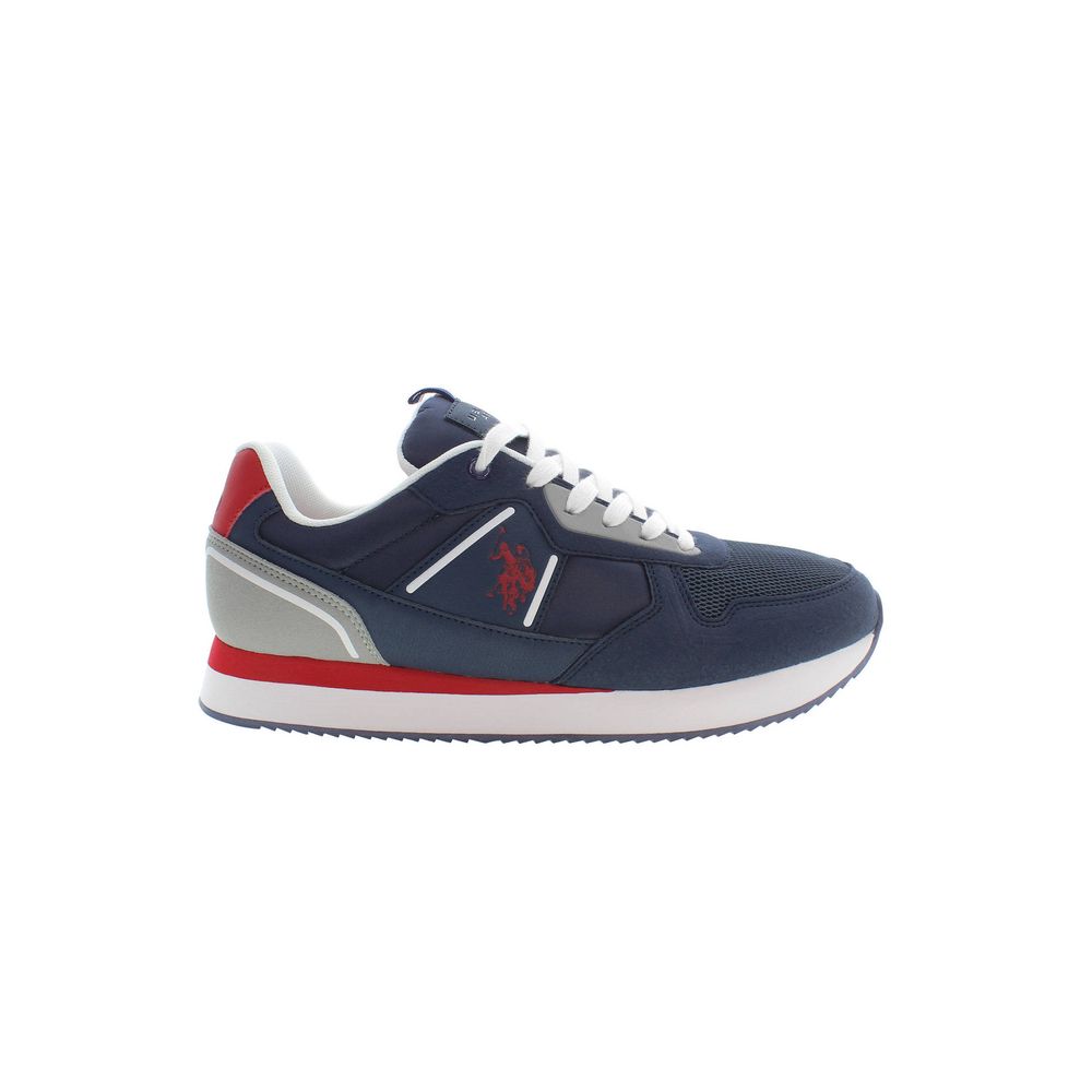 US POLO ASSN. Simple blue sneakers with contrasting accents