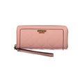 Load image into Gallery viewer, Guess Jeans Chic pink wallet with contrasting zip and logo
