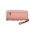 Load image into Gallery viewer, Guess Jeans Chic pink wallet with contrasting zip and logo
