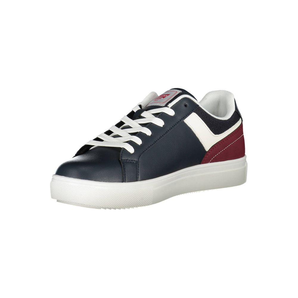 Carrera Blaue Eco Leder Herren Sneaker