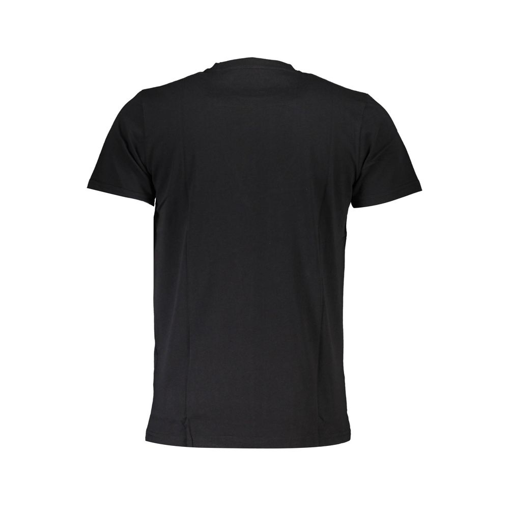 Cavalli Class Schwarzes T-Shirt aus Baumwolle