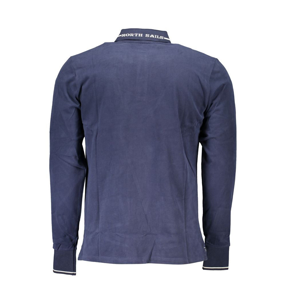 North Sails Blaues Baumwoll-Poloshirt für Männer