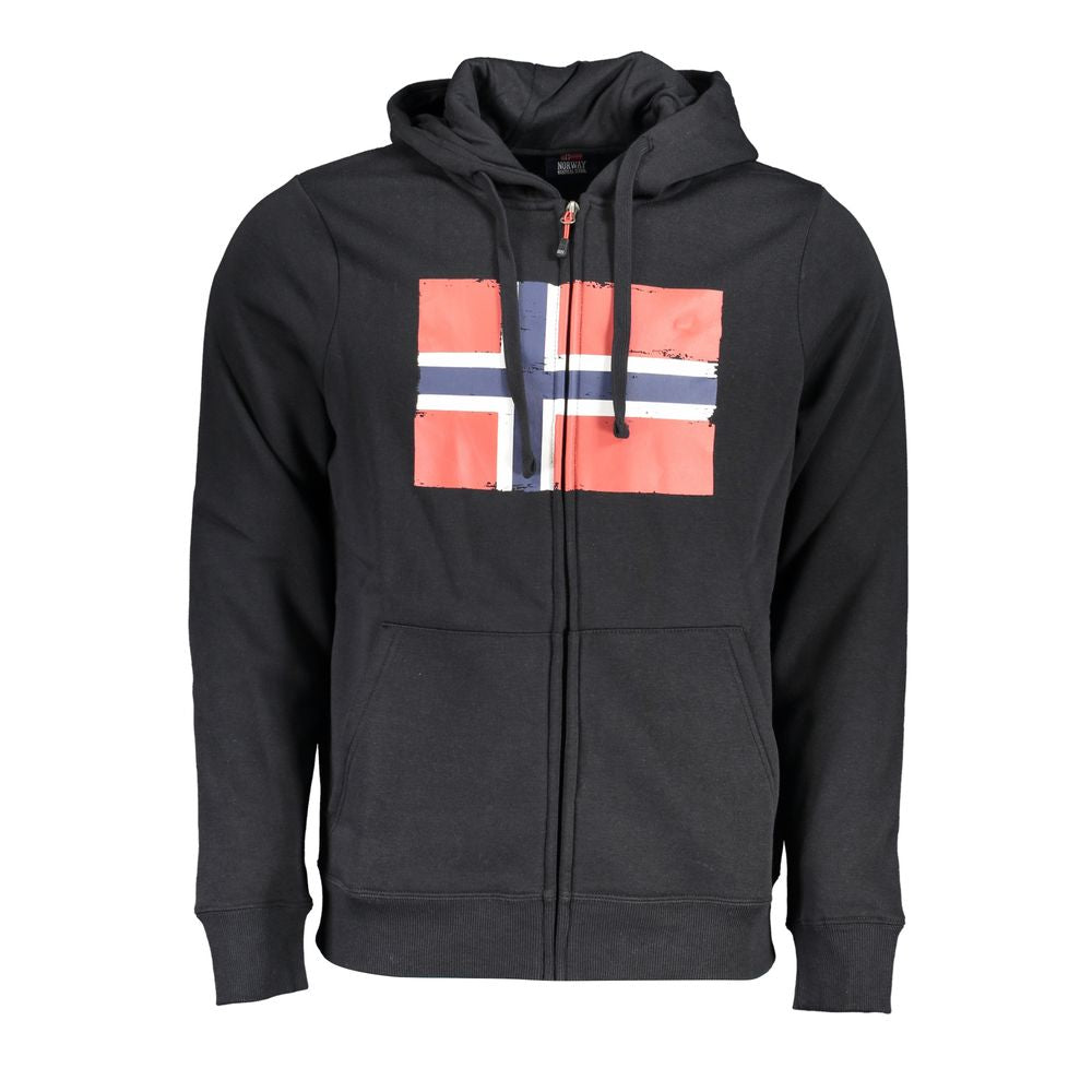 Norway 1963 Schwarzer Baumwollpullover