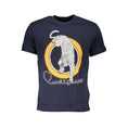 Resmi galeri görüntüleyiciye yükleyin, Cavalli Class T-Shirt aus blauer Baumwolle
