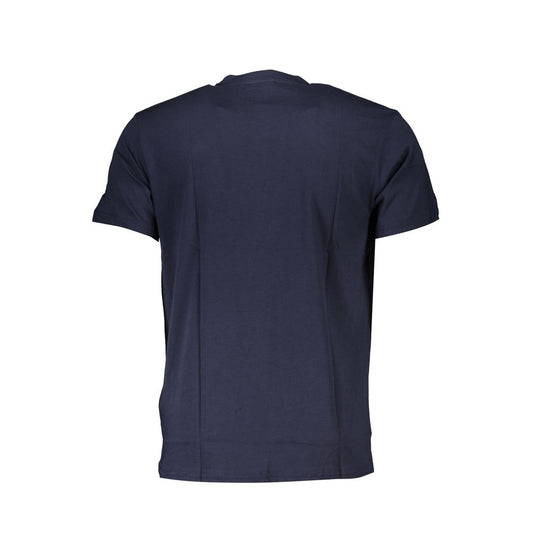 Cavalli Class T-Shirt aus blauer Baumwolle