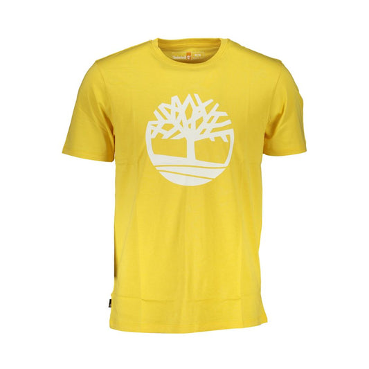 Timberland T-Shirt aus gelber Baumwolle