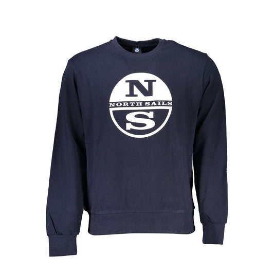 North Sails Blauer Baumwollpullover