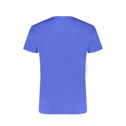 Trussardi T-Shirt aus blauer Baumwolle