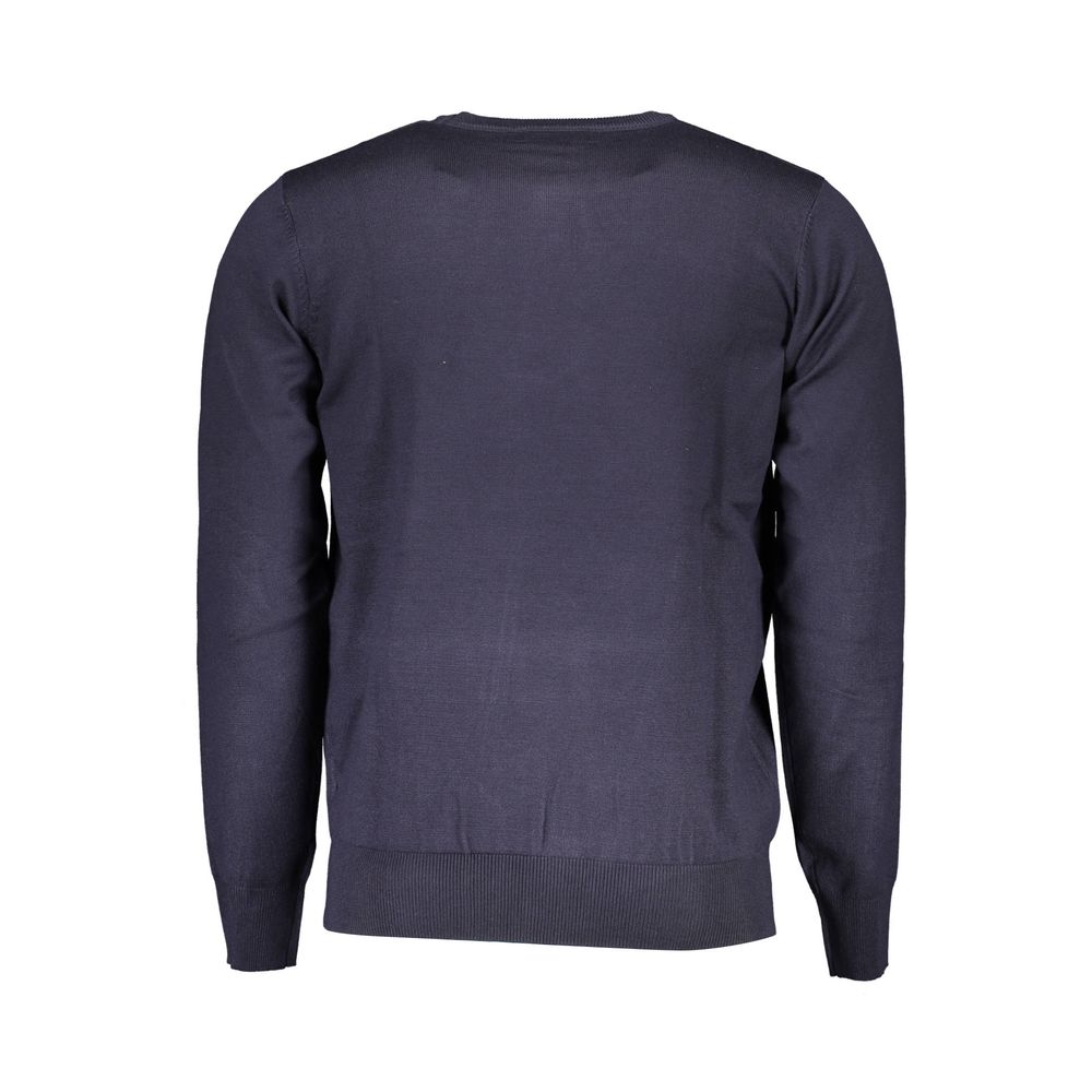 U.S. Grand Polo Blauer Viskose Pullover für Männer