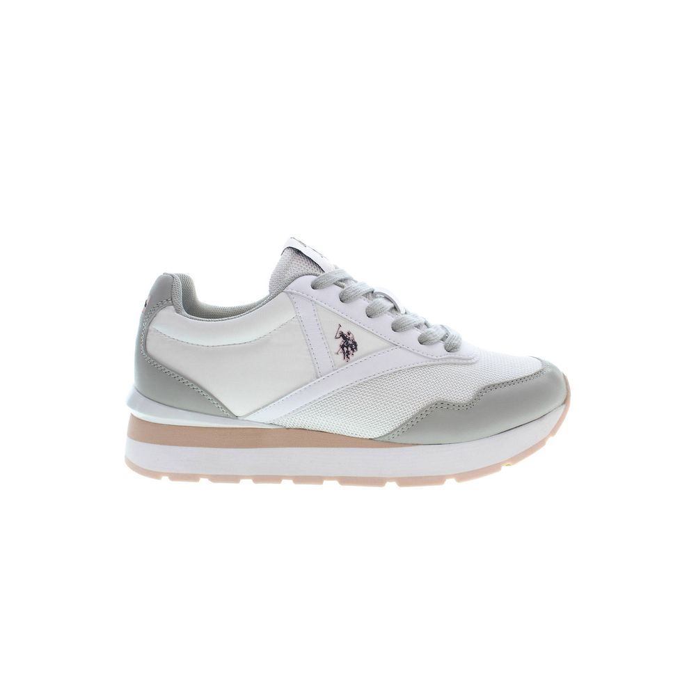 U.S. POLO ASSN. Weißer Polyester Damen Sneaker