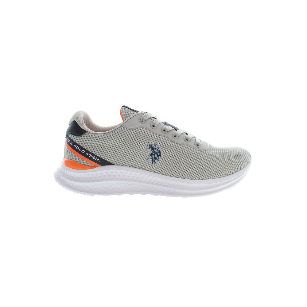 U.S. POLO ASSN. Graue Polyester Herren Sneaker