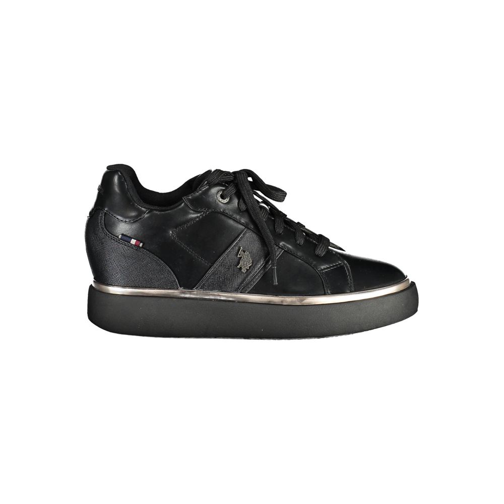 U.S. POLO ASSN. Schwarzer Polyester Damen Sneaker