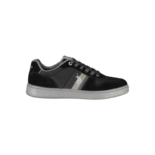 U.S. POLO ASSN. Schwarzer Polyethylen Herren Sneaker