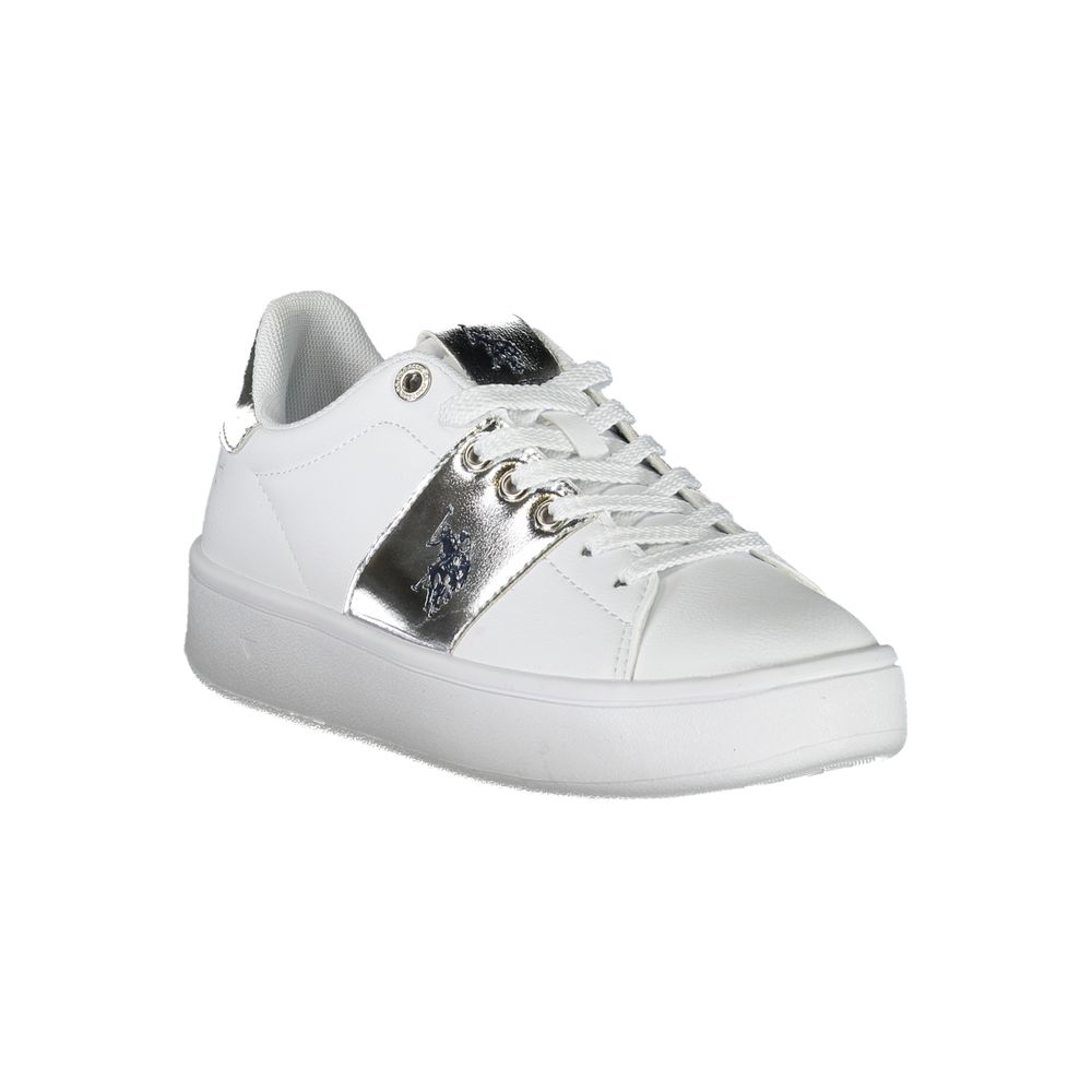 U.S. POLO ASSN. Weißes Polyethylen Damen Sneaker