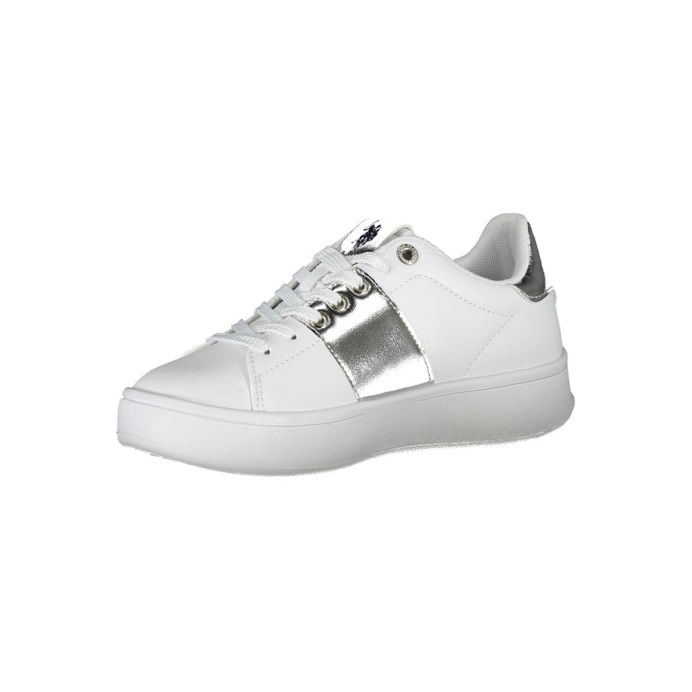 U.S. POLO ASSN. Weißes Polyethylen Damen Sneaker