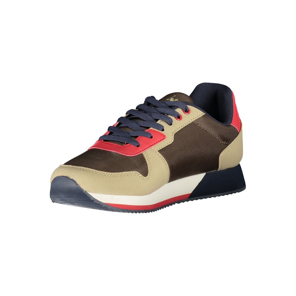 U.S. POLO ASSN. Brauner Polyester Herren Sneaker