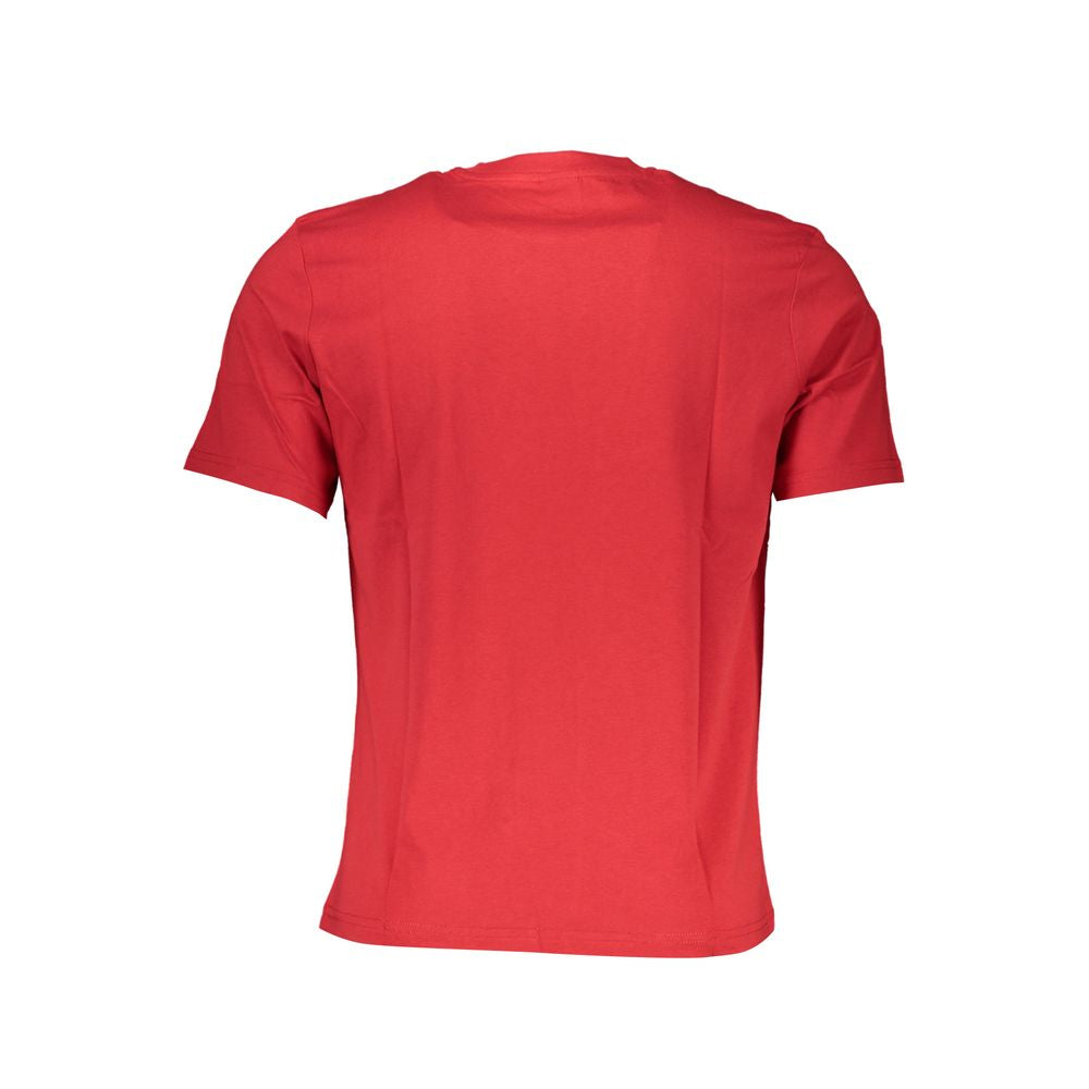 North Sails T-Shirt aus roter Baumwolle