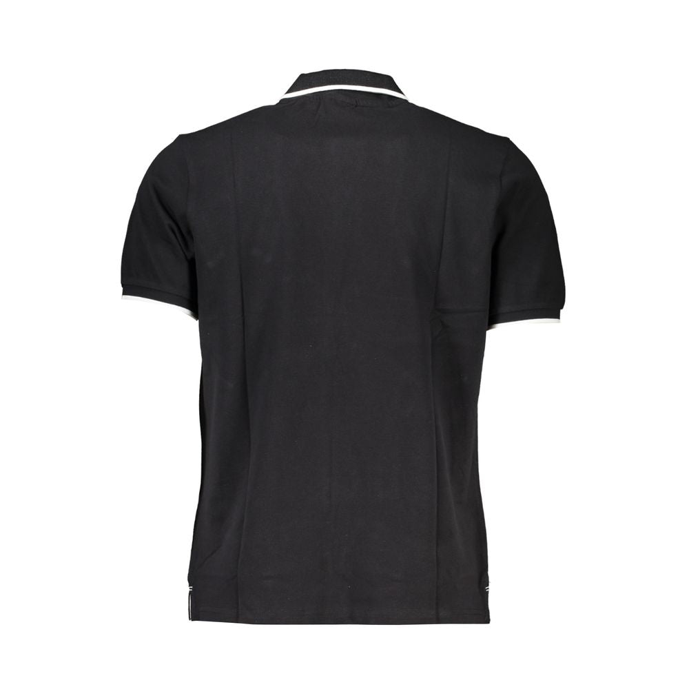 North Sails Schwarzes Baumwoll-Poloshirt