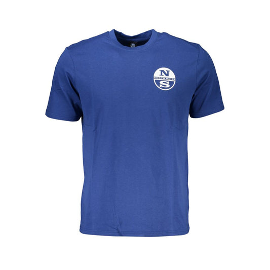 North Sails T-Shirt aus blauer Baumwolle