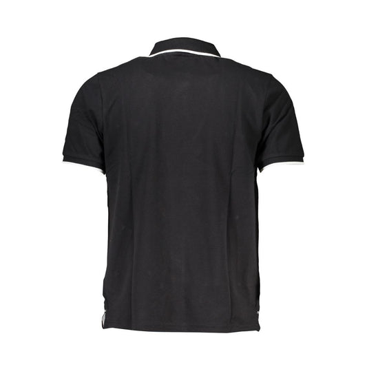 North Sails Schwarzes Baumwoll-Poloshirt