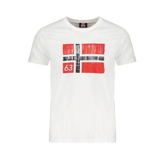 Norway 1963 T-Shirt aus weißer Baumwolle