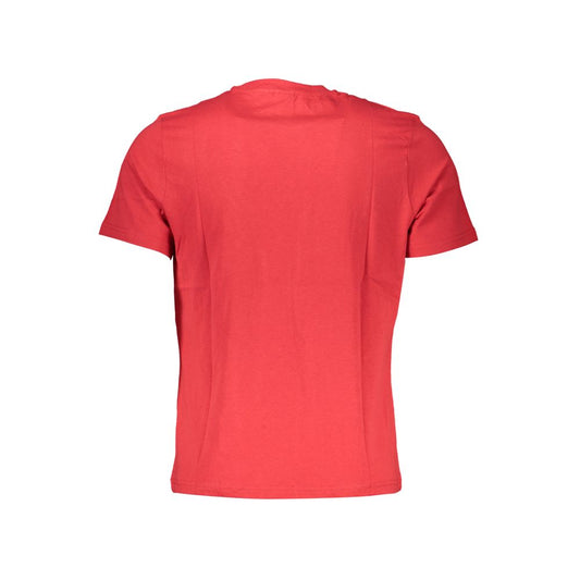 North Sails T-Shirt aus roter Baumwolle