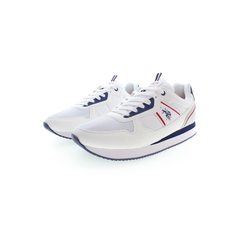 US POLO ASSN. Stylish contrasting lace-up sports sneakers