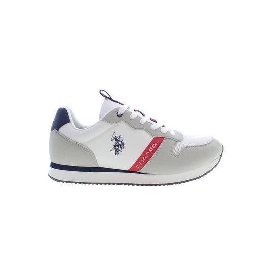 U.S. POLO ASSN. Weißer Polyester Herren Sneaker