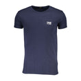 Resmi galeri görüntüleyiciye yükleyin, Cavalli Class T-Shirt aus blauer Baumwolle
