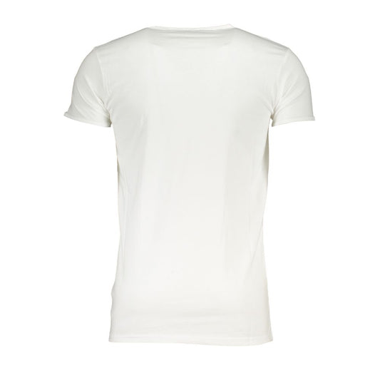 Cavalli Class T-Shirt aus weißer Baumwolle