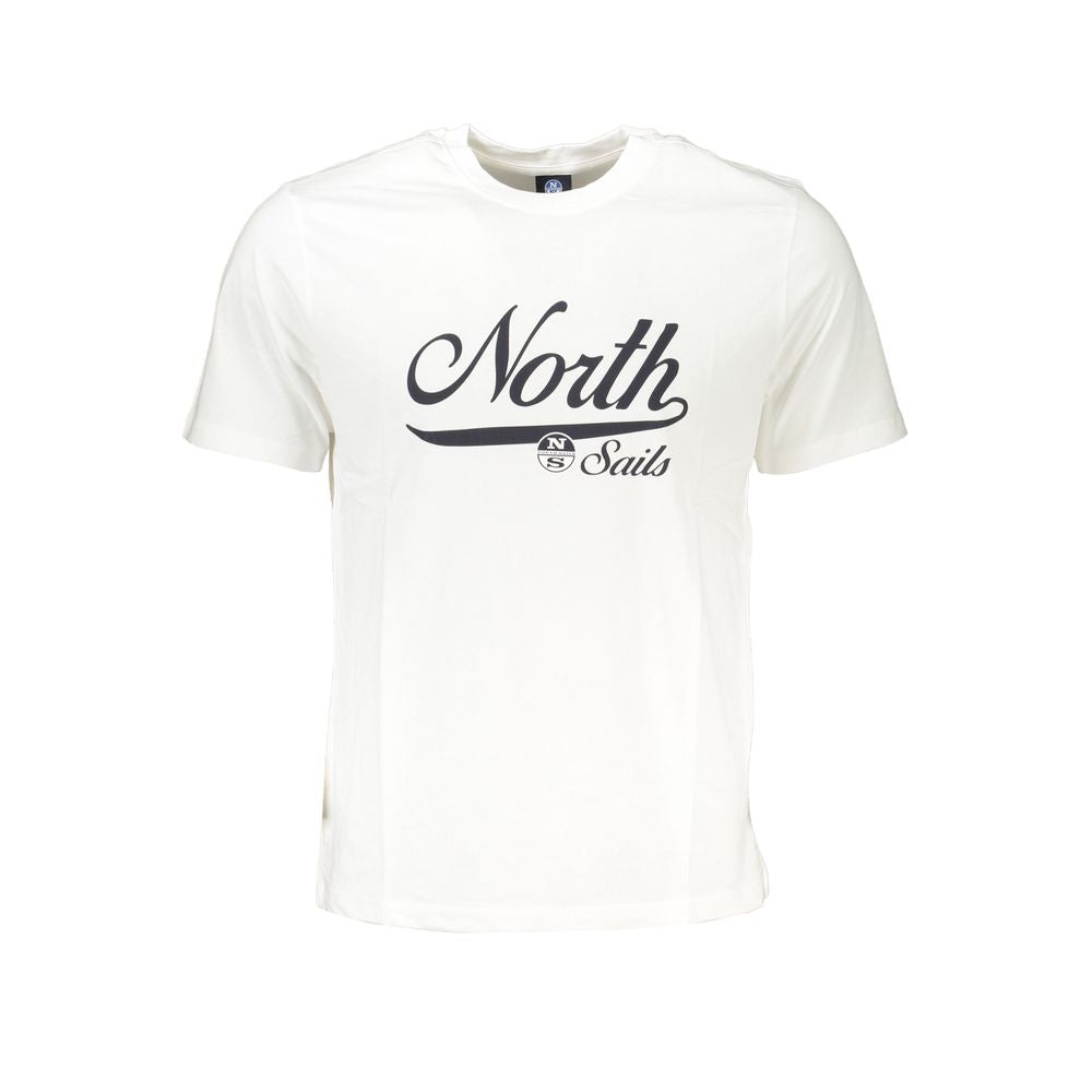 North Sails T-Shirt aus weißer Baumwolle