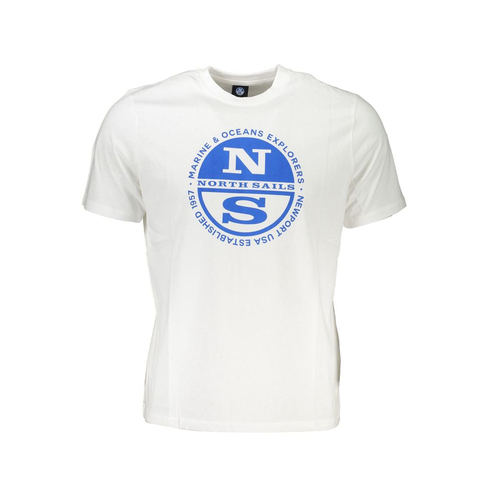 North Sails T-Shirt aus weißer Baumwolle