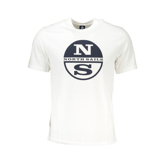 North Sails T-Shirt aus weißer Baumwolle