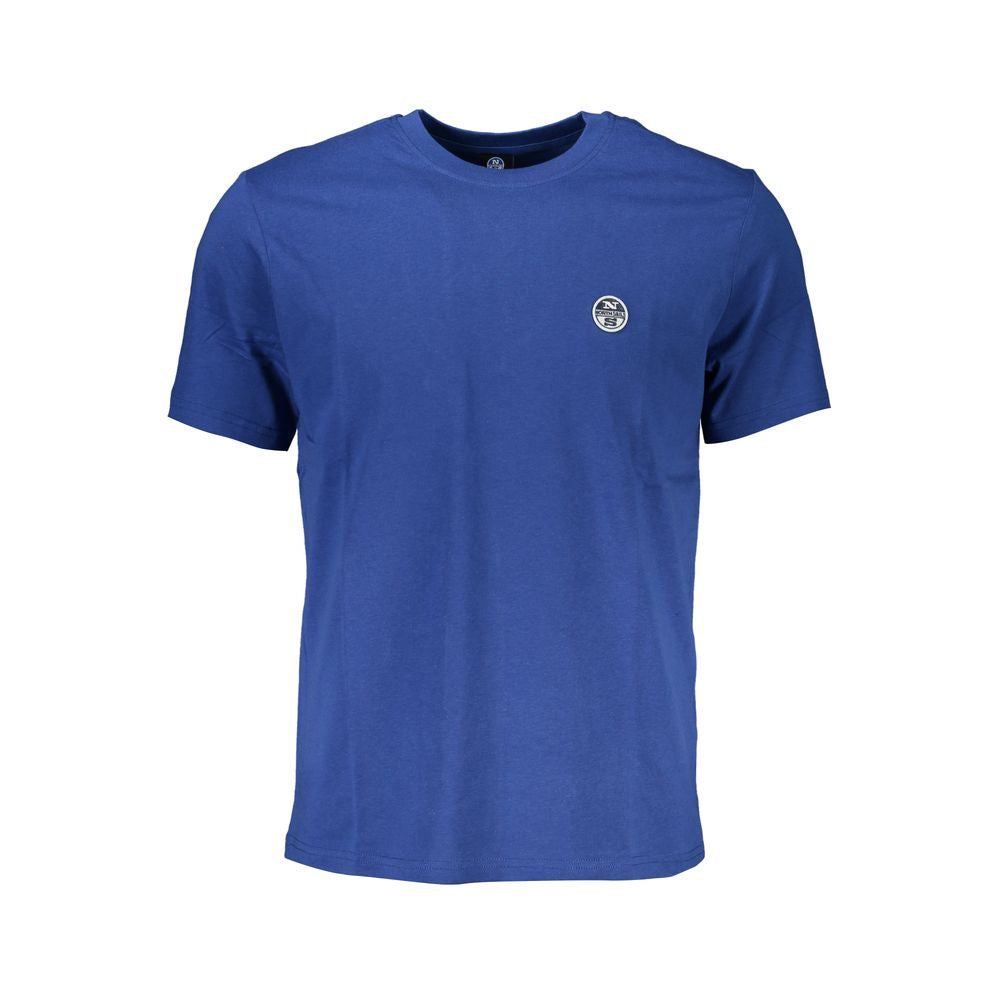 North Sails T-Shirt aus blauer Baumwolle