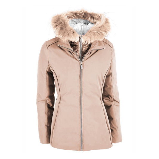 Yes Zee Beige Polyamid Damen Jacke